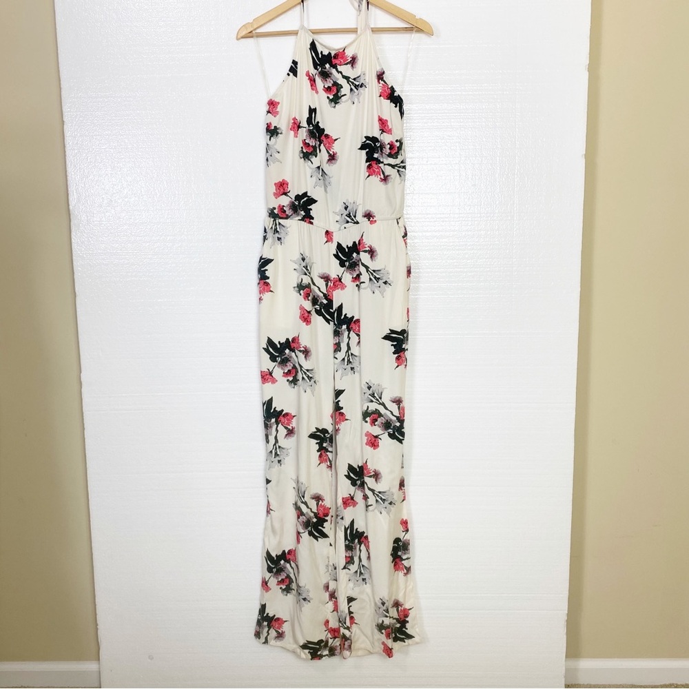 BB Dakota Romper Dress Floral Festival Dress Christmas Elastic Waist Pockets M - Picture 2 of 12